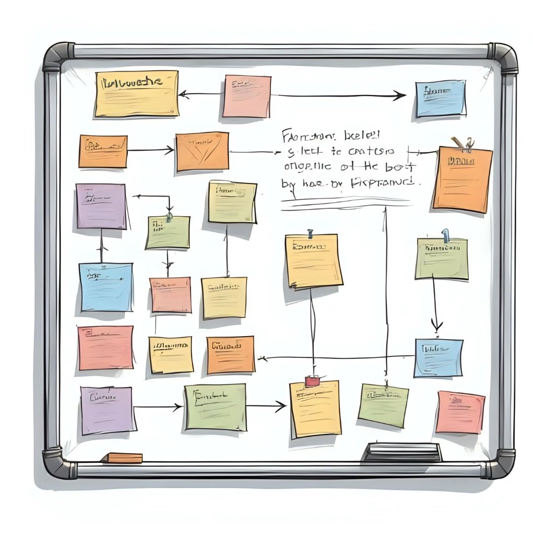 whiteboard of an org chart-1